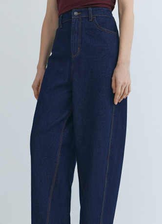 Джинсы Barrel с высокой посадкой