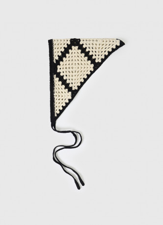 Вязаная косынка для девочек