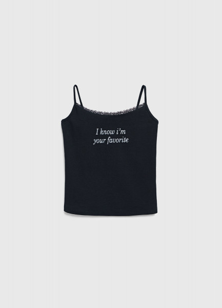 

Майка для девочек, Черный