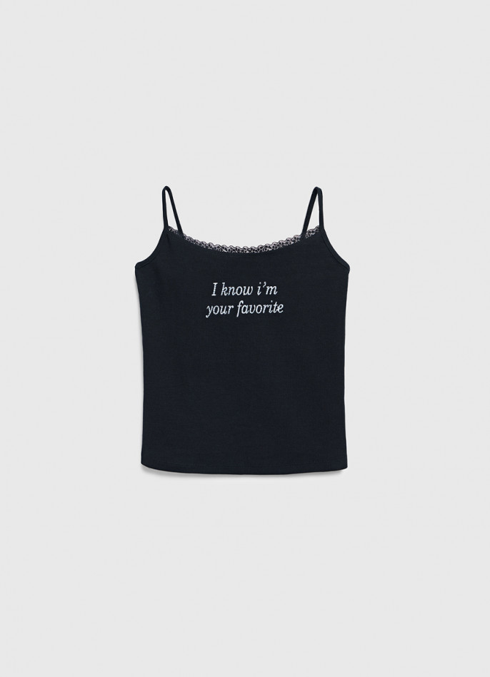 Топ на тонких бретелях для девочек