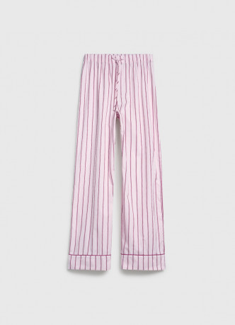 Брюки пижамные из хлопка в полоску