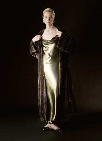 Бархатное кимоно с поясом