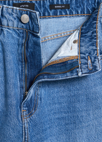 Джинсы Barrel с высокой посадкой