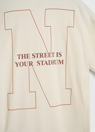 Футболка из хлопка с принтом