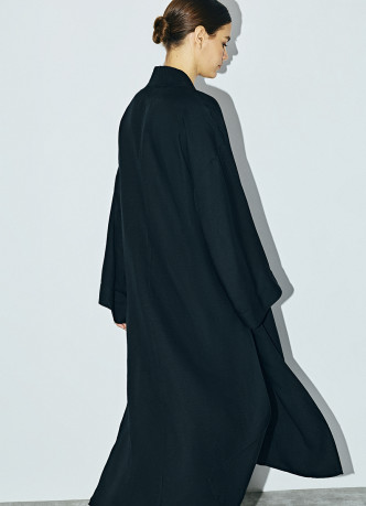 Кимоно на завязках из вискозы и льна