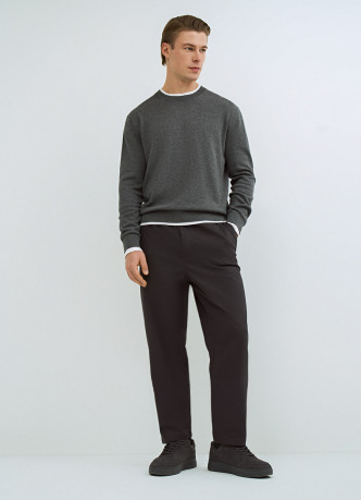 Джемпер с имитацией футболки