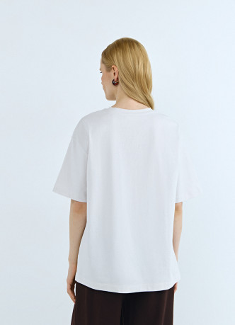 Футболка с цветочным принтом