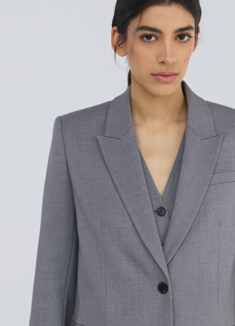 Однобортный жакет