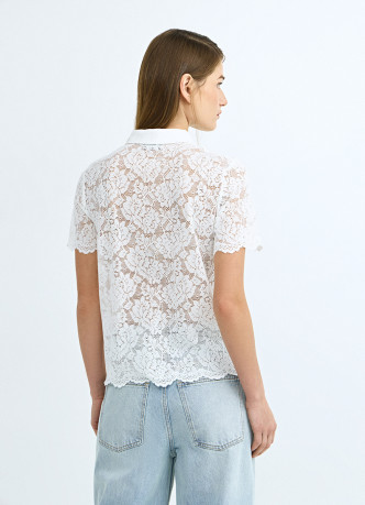 Поло из кружева