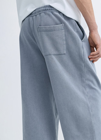 Трикотажные джоггеры с эффектом стирки