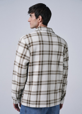 Утеплённая флисовая куртка-рубашка