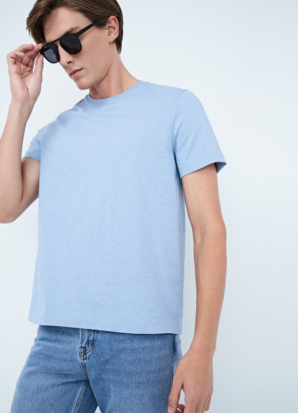 Базовая футболка, Голубой O`Stin MT6612O02-62