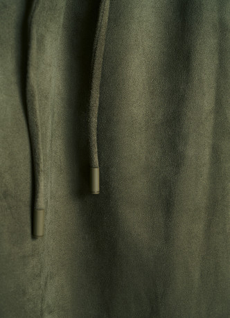 Брюки Baggy из искусственной замши