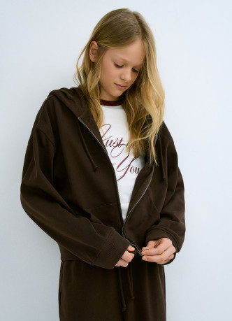 Толстовка на молнии для девочек