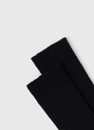 Носки в рубчик с люрексом