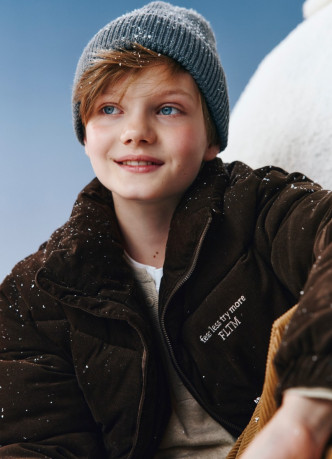 Короткий пуховик для мальчиков