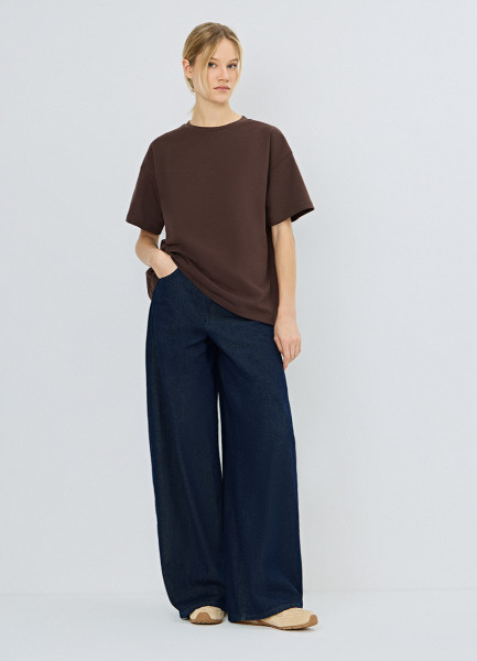 

Футболка оверсайз, Коричневый