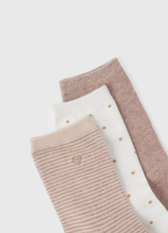 Носки с рисунком и вышивкой, 3 пары