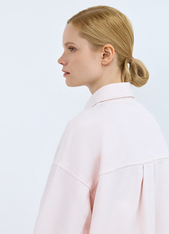 Куртка-рубашка из денима