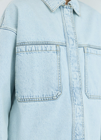 Куртка-рубашка из денима