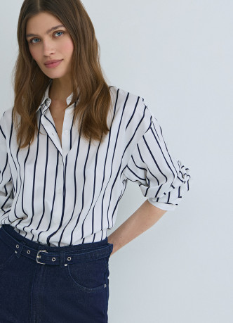 Блузка из сатина