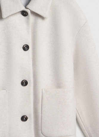 Куртка из пальтовой ткани