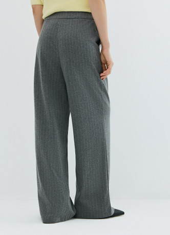 Трикотажные прямые брюки