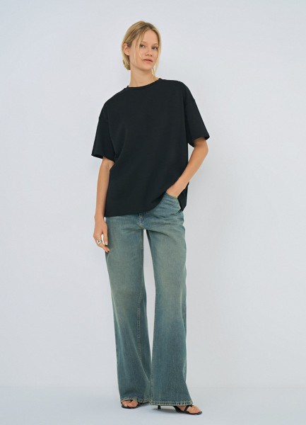 Футболка оверсайз, Черный