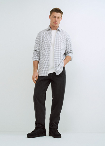 

Свободные джинсы Bow, Серый