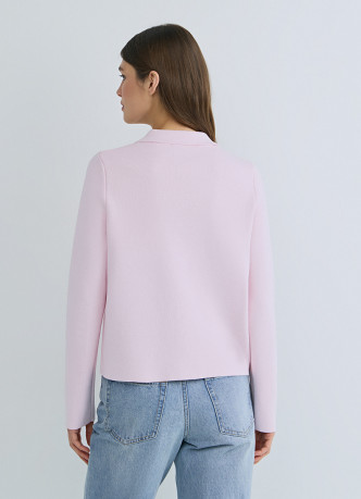 Кардиган с фигурными пуговицами