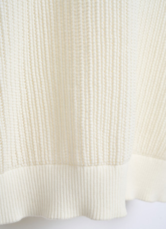 Ажурный джемпер с коротким рукавом