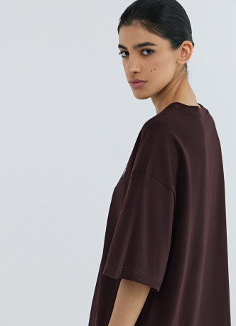 Футболка оверсайз с вышивкой