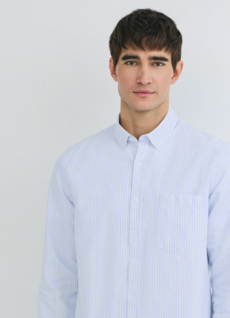 Рубашка из ткани оксфорд