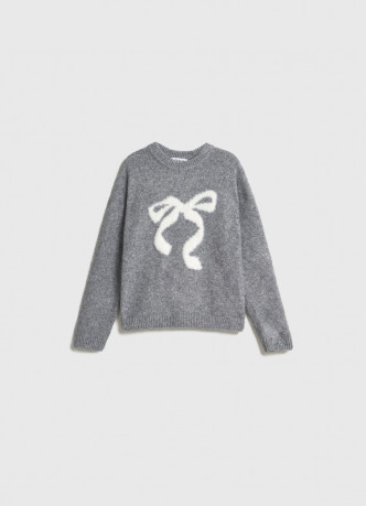 Вязаный джемпер для девочек