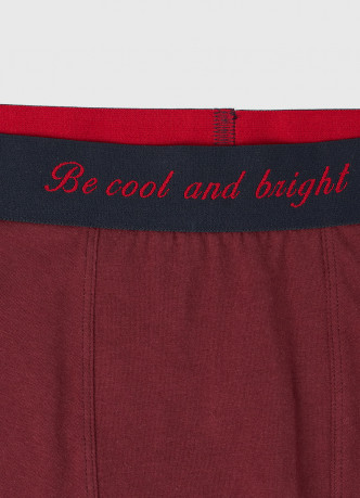 Трикотажные трусы-транки средней посадки