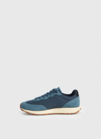 Кроссовки с натуральной замшей