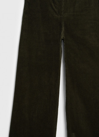 Прямые брюки из вельвета