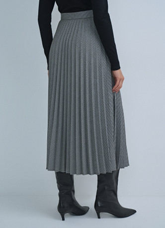 Плиссированная юбка миди
