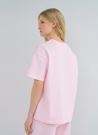 Футболка оверсайз из плотного хлопка