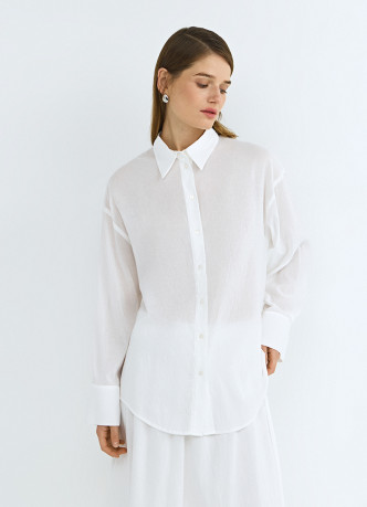 Полупрозрачная блузка