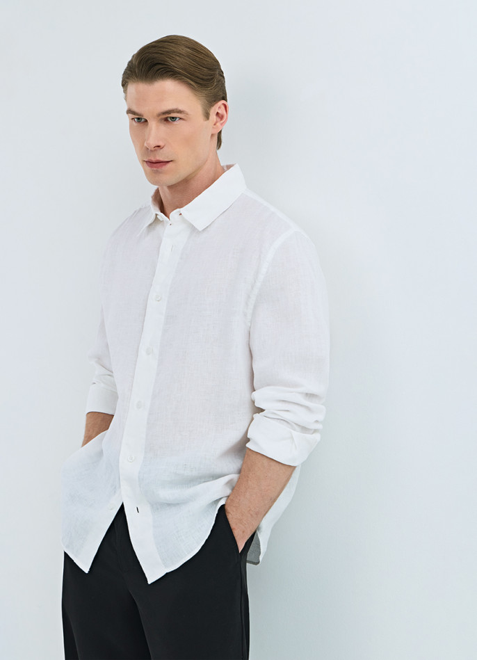 Рубашка изо льна
