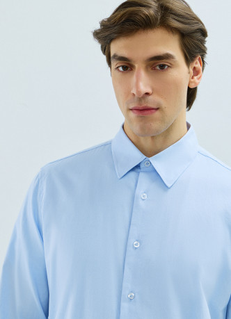 Рубашка из структурной ткани