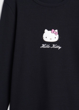 Лонгслив с принтом Hello Kitty для девочек
