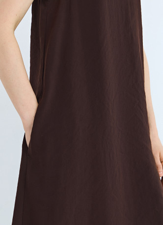 Платье макси из купры