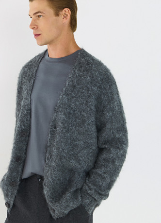 Кардиган с содержанием шерсти