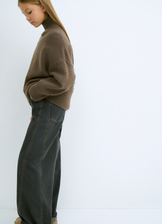 Объёмные джинсы Baggy для девочек