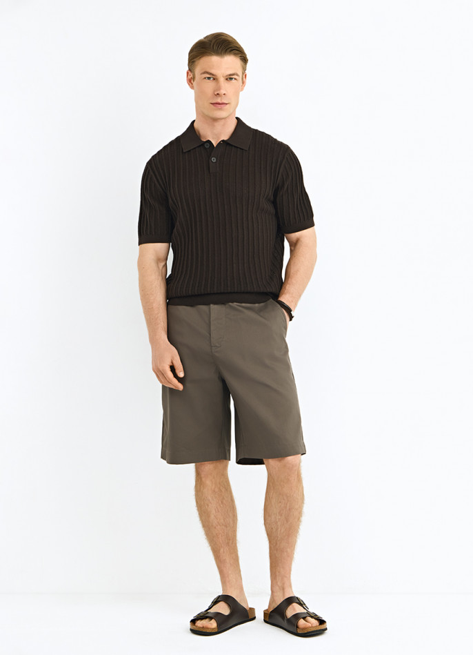 Шорты из лиоцелла и хлопка