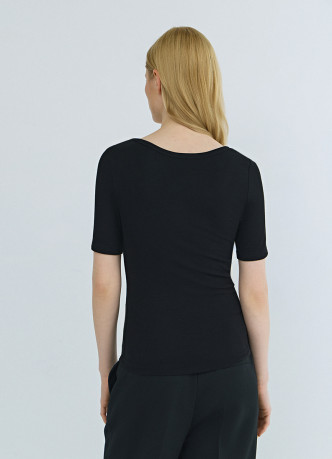 Футболка хенли из вискозы