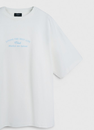 Футболка оверсайз с вышивкой