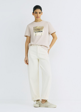 Футболка с принтом